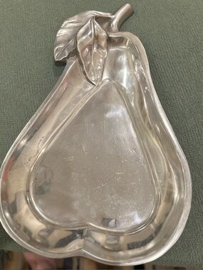 Pewter Pear Shaped Tray